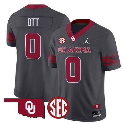 Men's Oklahoma Sooners 2025 Vapor Limited Jersey - All Stitched