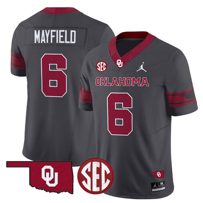 Men's Oklahoma Sooners 2025 Vapor Limited Jersey - All Stitched