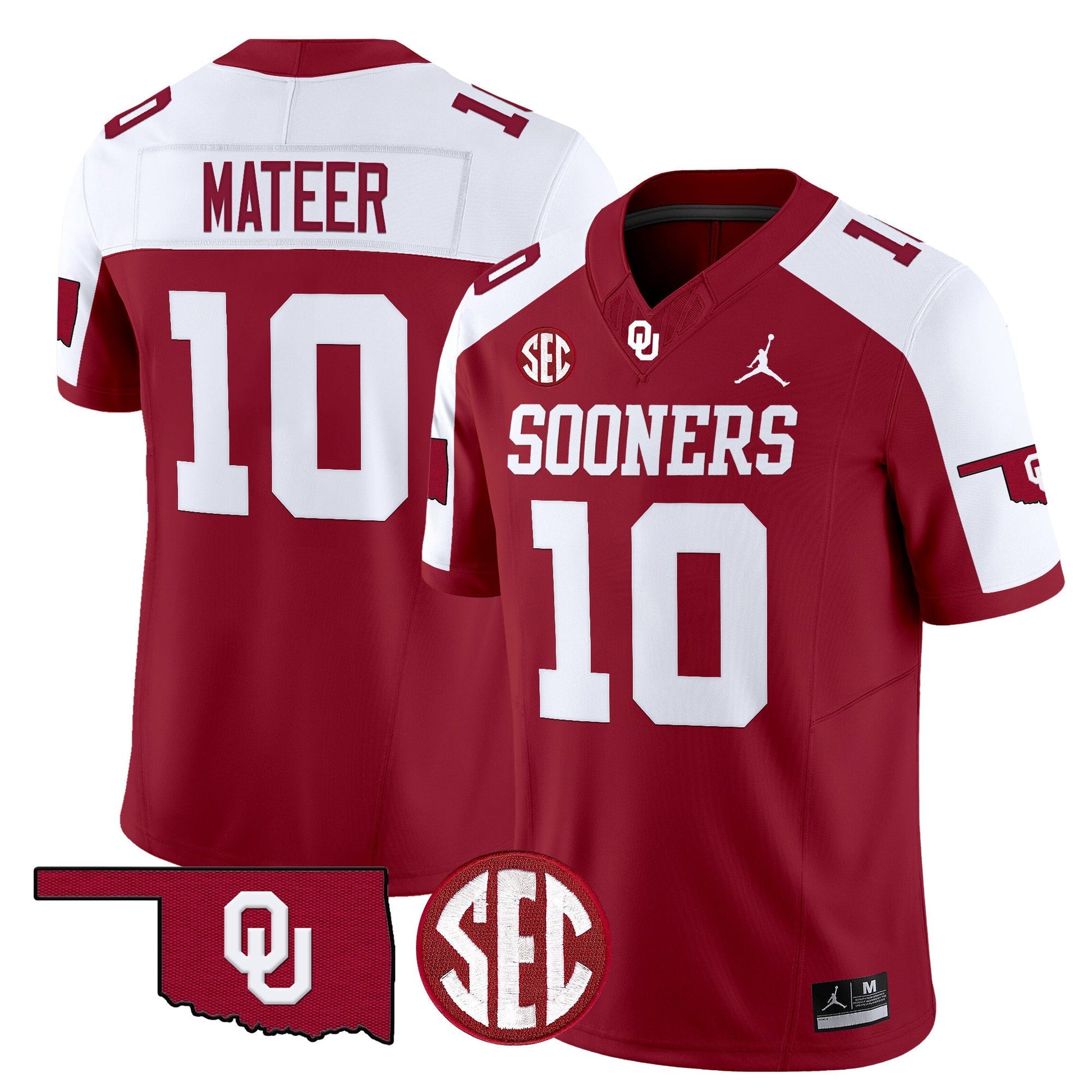 Men's Oklahoma Sooners 2025 Vapor Limited Jersey - All Stitched