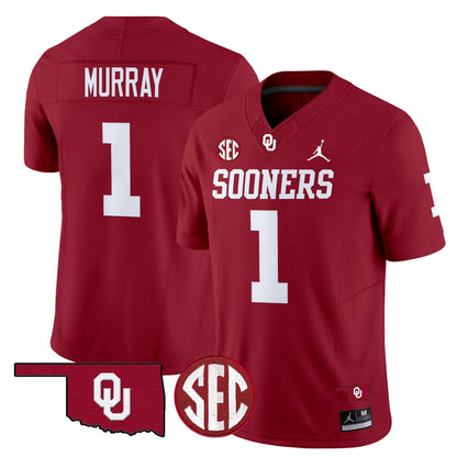 Men's Oklahoma Sooners 2025 Vapor Limited Jersey - All Stitched