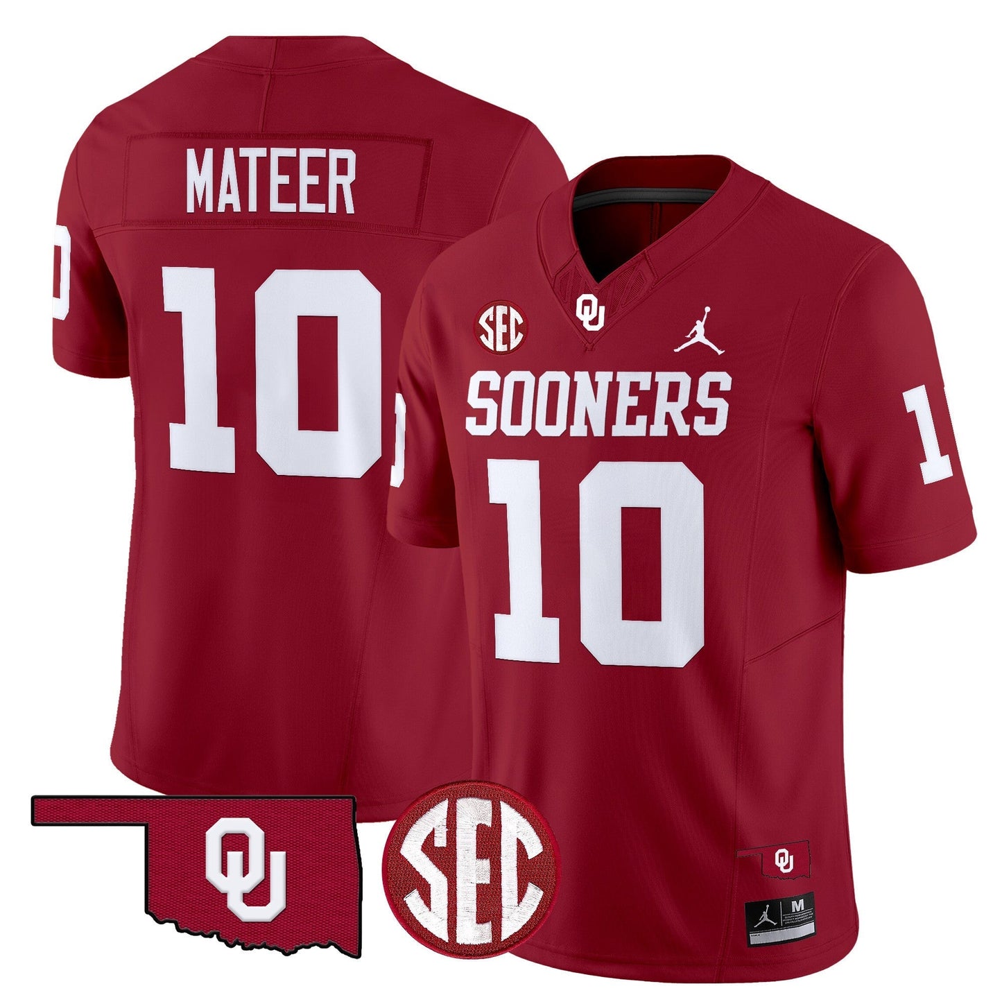 Men's Oklahoma Sooners 2025 Vapor Limited Jersey - All Stitched