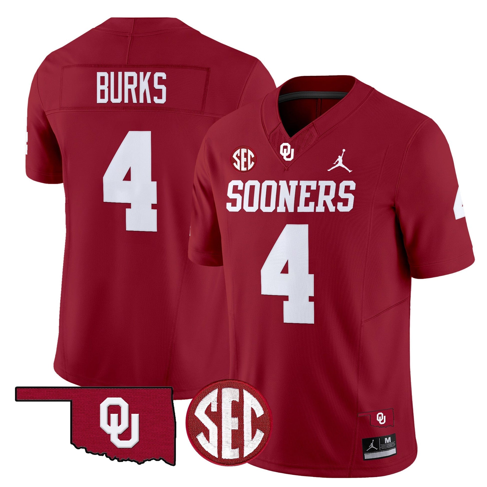 Men's Oklahoma Sooners 2025 Vapor Limited Jersey - All Stitched