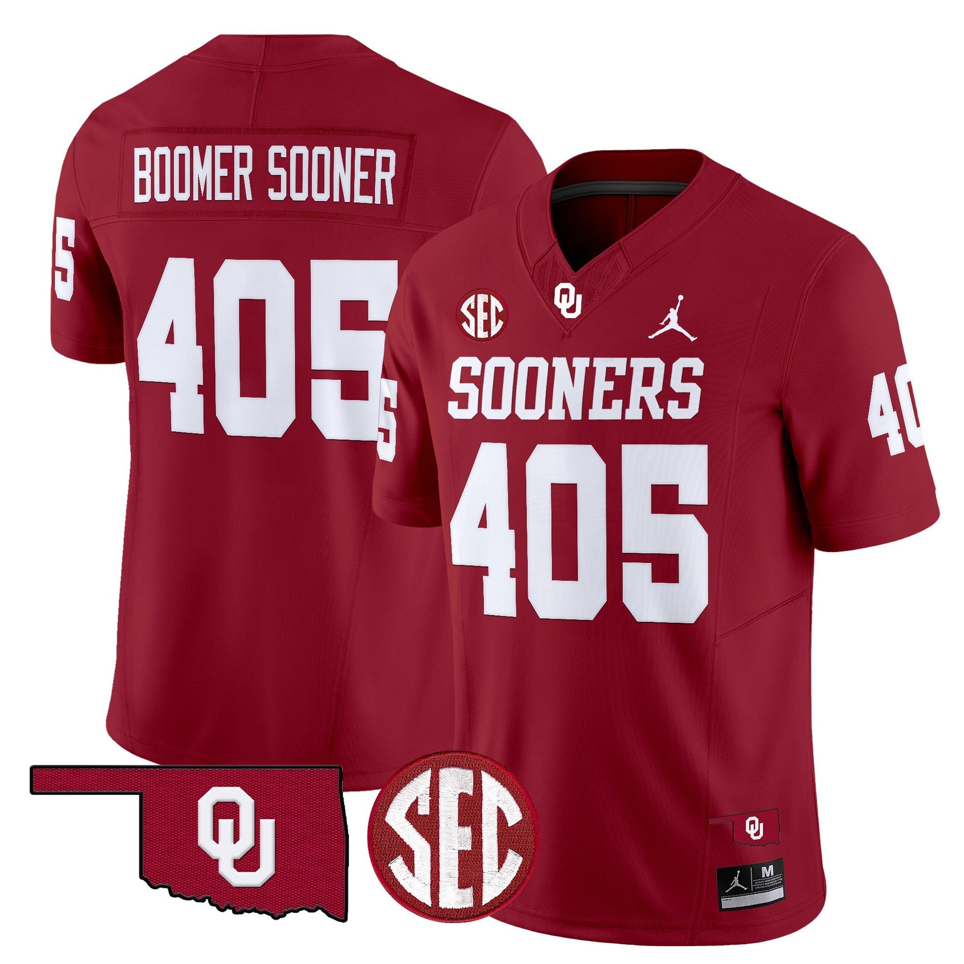 Men's Oklahoma Sooners 2025 Vapor Limited Jersey - All Stitched