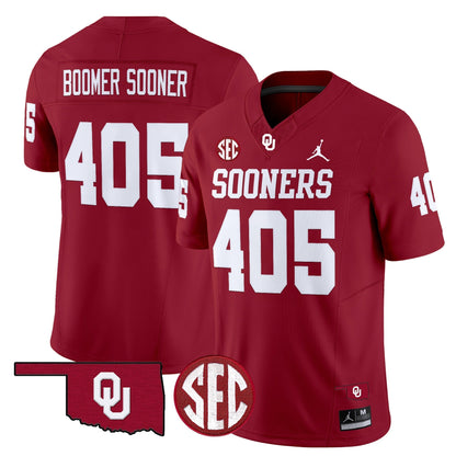 Men's Oklahoma Sooners 2025 Vapor Limited Jersey - All Stitched