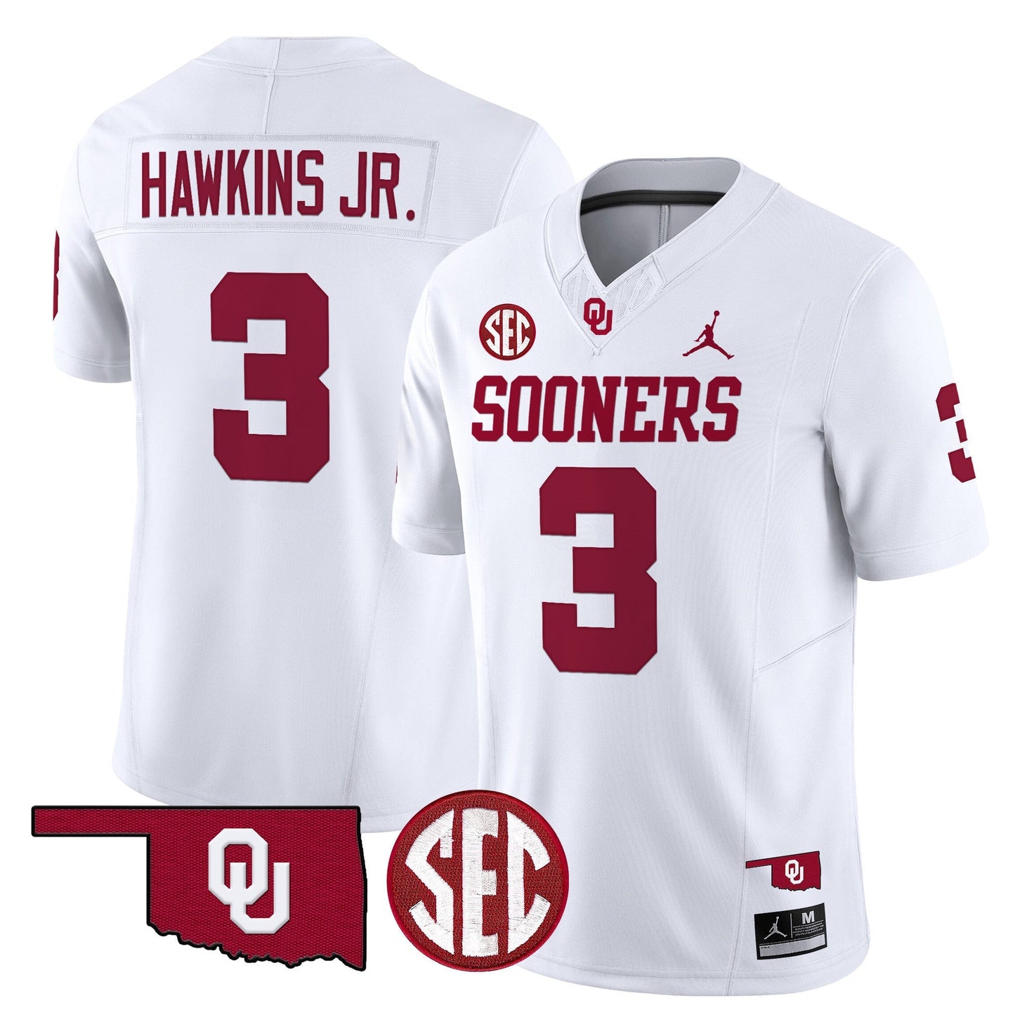 Men's Oklahoma Sooners 2025 Vapor Limited Jersey - All Stitched