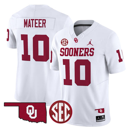 Men's Oklahoma Sooners 2025 Vapor Limited Jersey - All Stitched