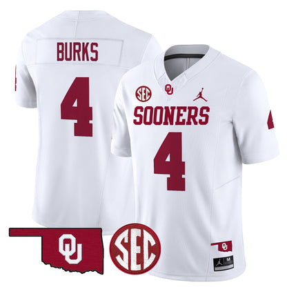 Men's Oklahoma Sooners 2025 Vapor Limited Jersey - All Stitched