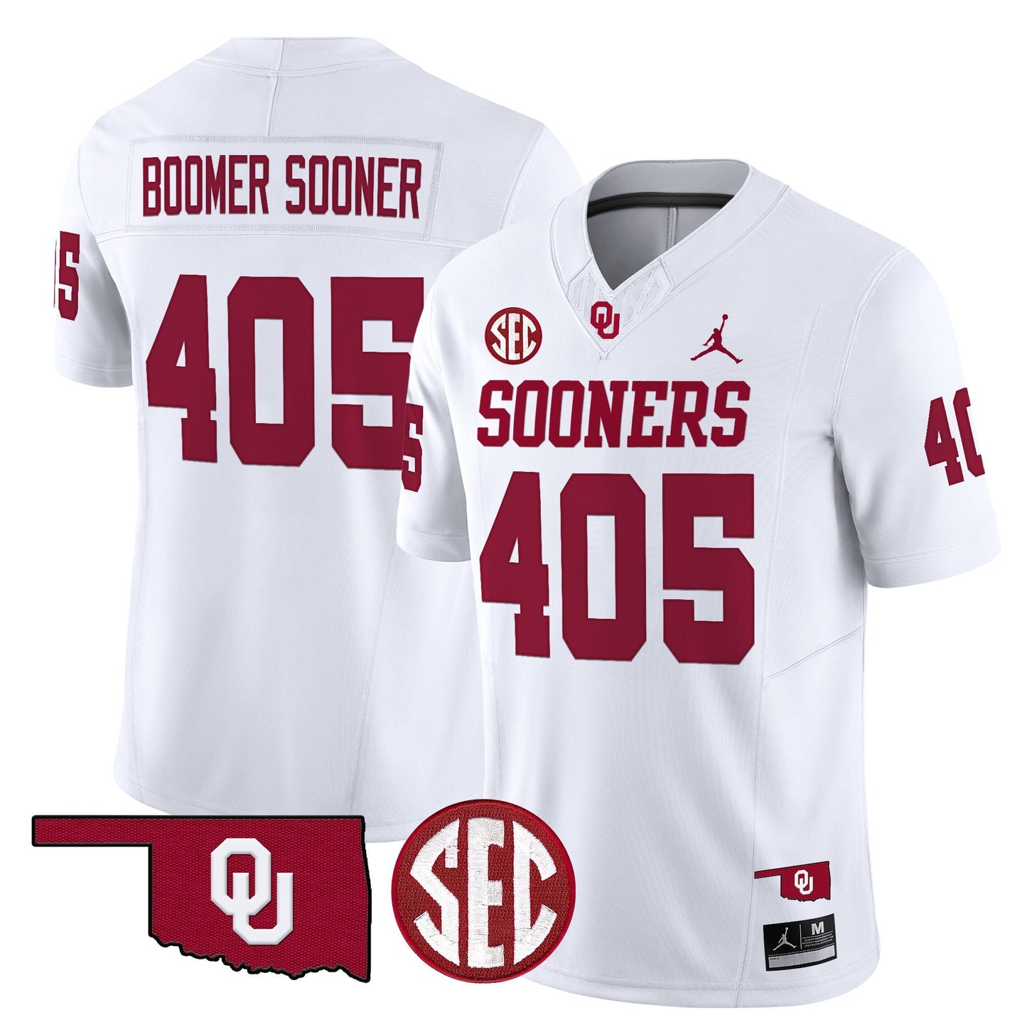 Men's Oklahoma Sooners 2025 Vapor Limited Jersey - All Stitched