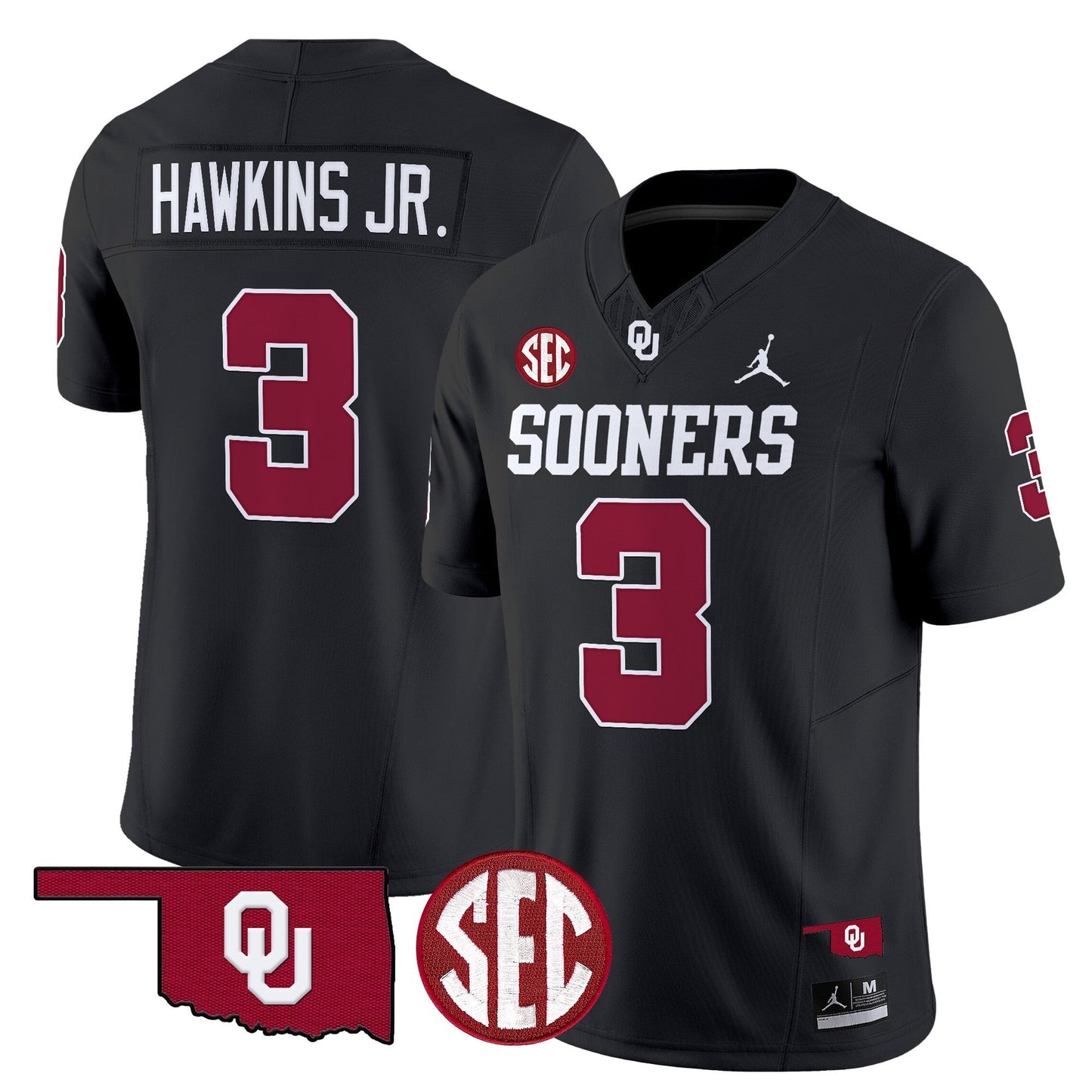 Men's Oklahoma Sooners 2025 Vapor Limited Jersey - All Stitched