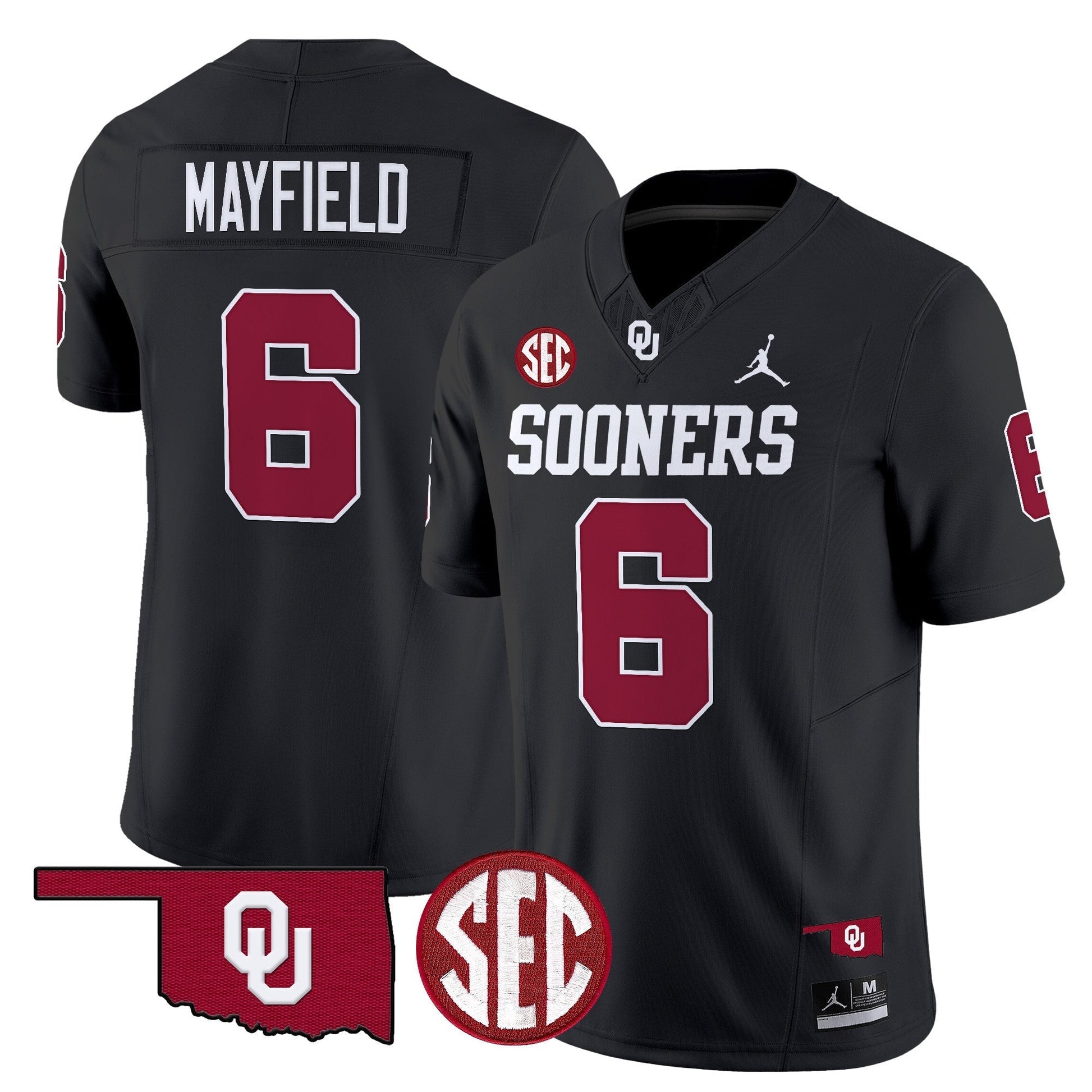 Men's Oklahoma Sooners 2025 Vapor Limited Jersey - All Stitched