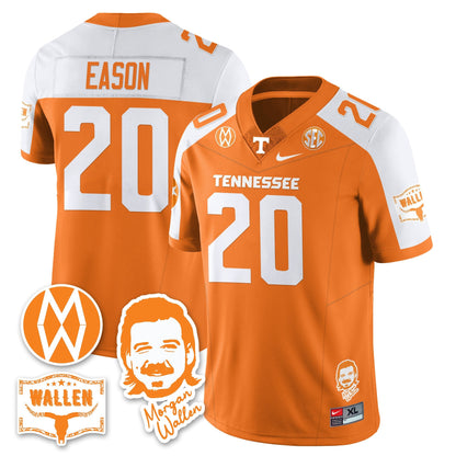 Men's Tennessee Volunteers Morgan Wallen 2025 Jersey - All Stitched
