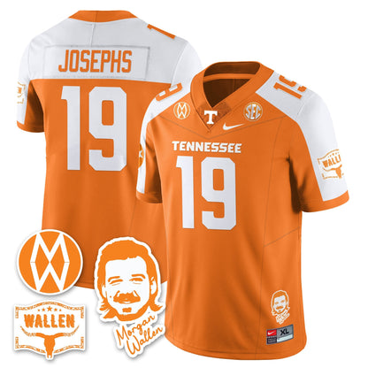 Men's Tennessee Volunteers Morgan Wallen 2025 Jersey - All Stitched