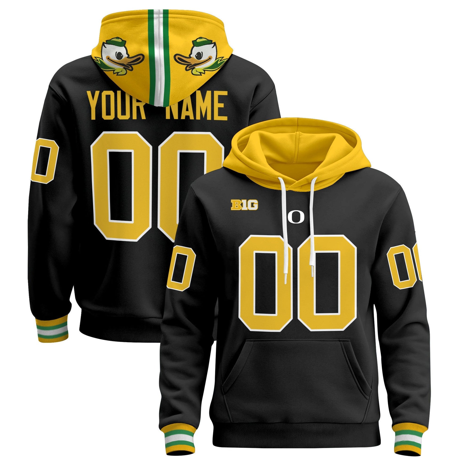 Oregon Ducks 2025 Premium Custom Pullover Hoodie