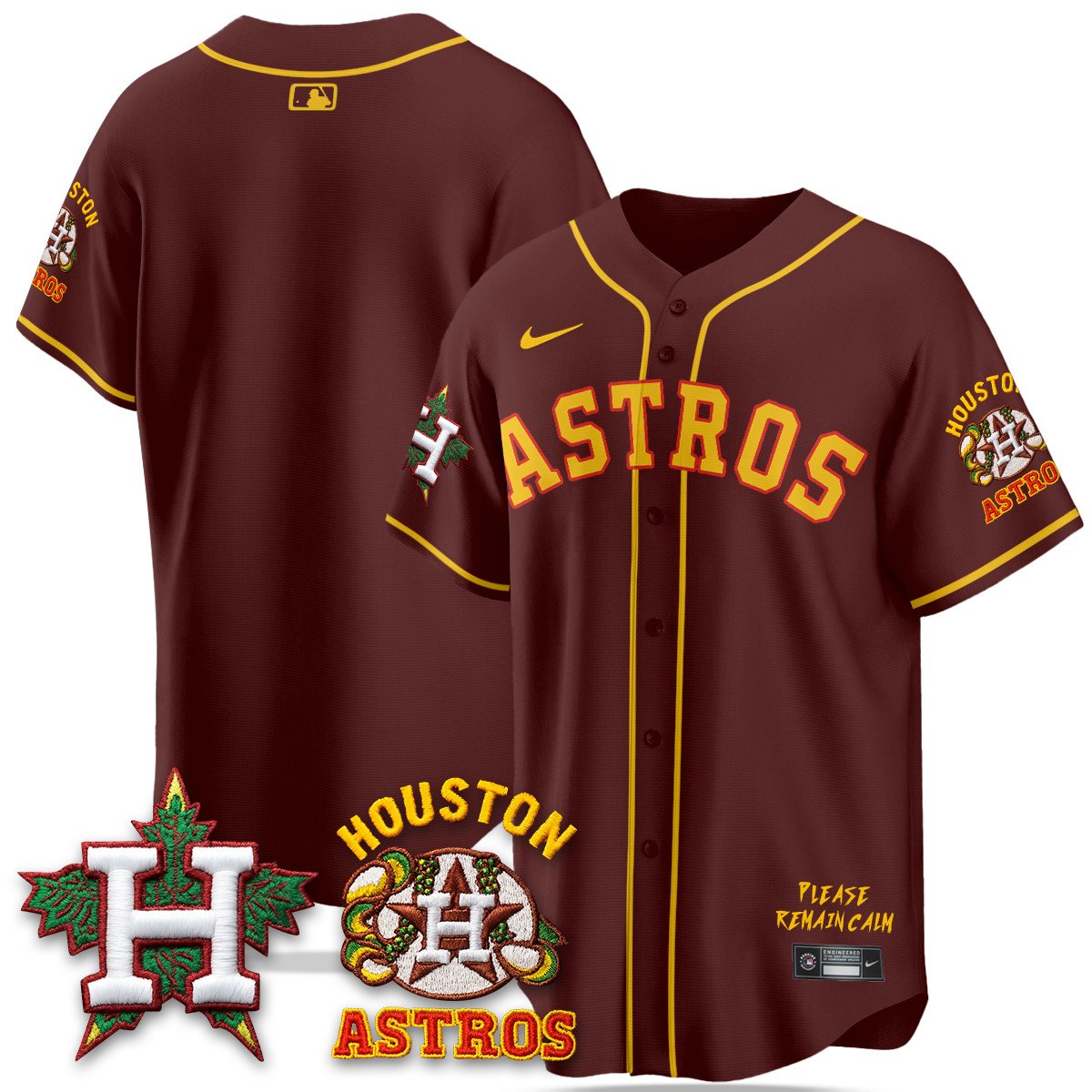 Men's Houston Astros "Hopadillo" Limited Jersey - All Stitched