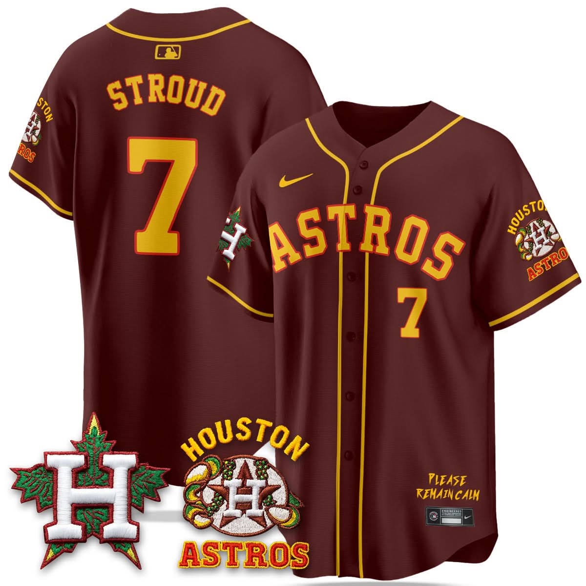 Men's Houston Astros "Hopadillo" Limited Jersey - All Stitched