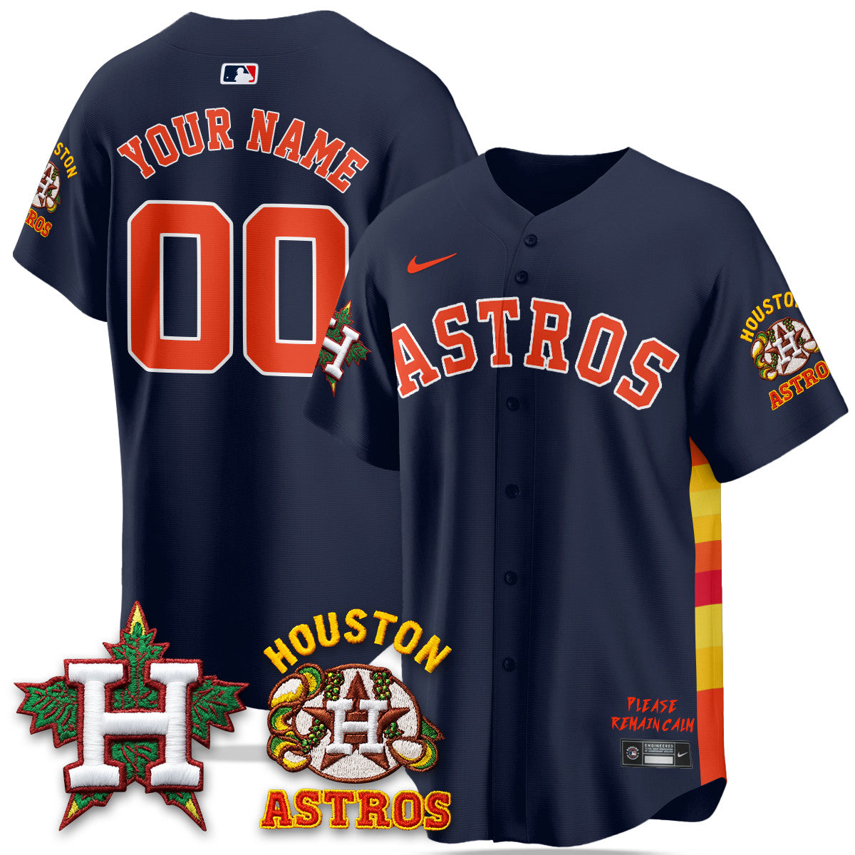 Men's Houston Astros "Hopadillo" Limited Jersey - All Stitched