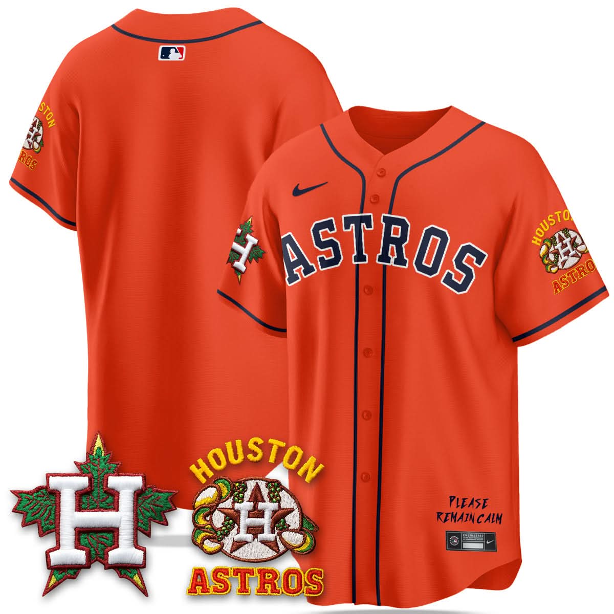 Men's Houston Astros "Hopadillo" Limited Jersey - All Stitched