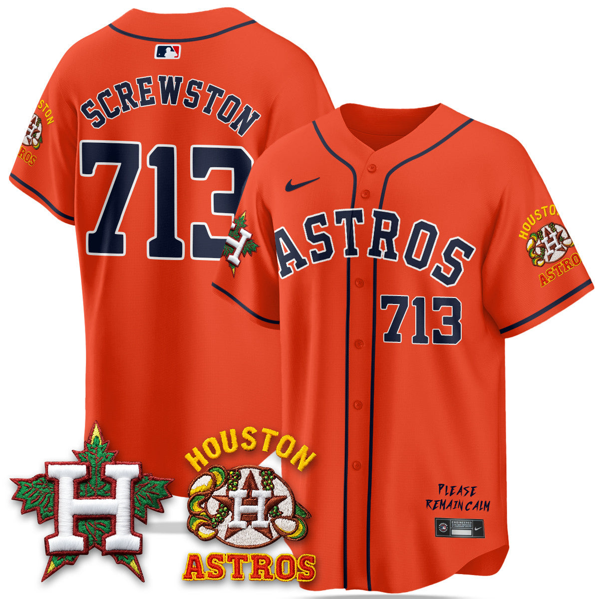 Men's Houston Astros "Hopadillo" Limited Jersey - All Stitched