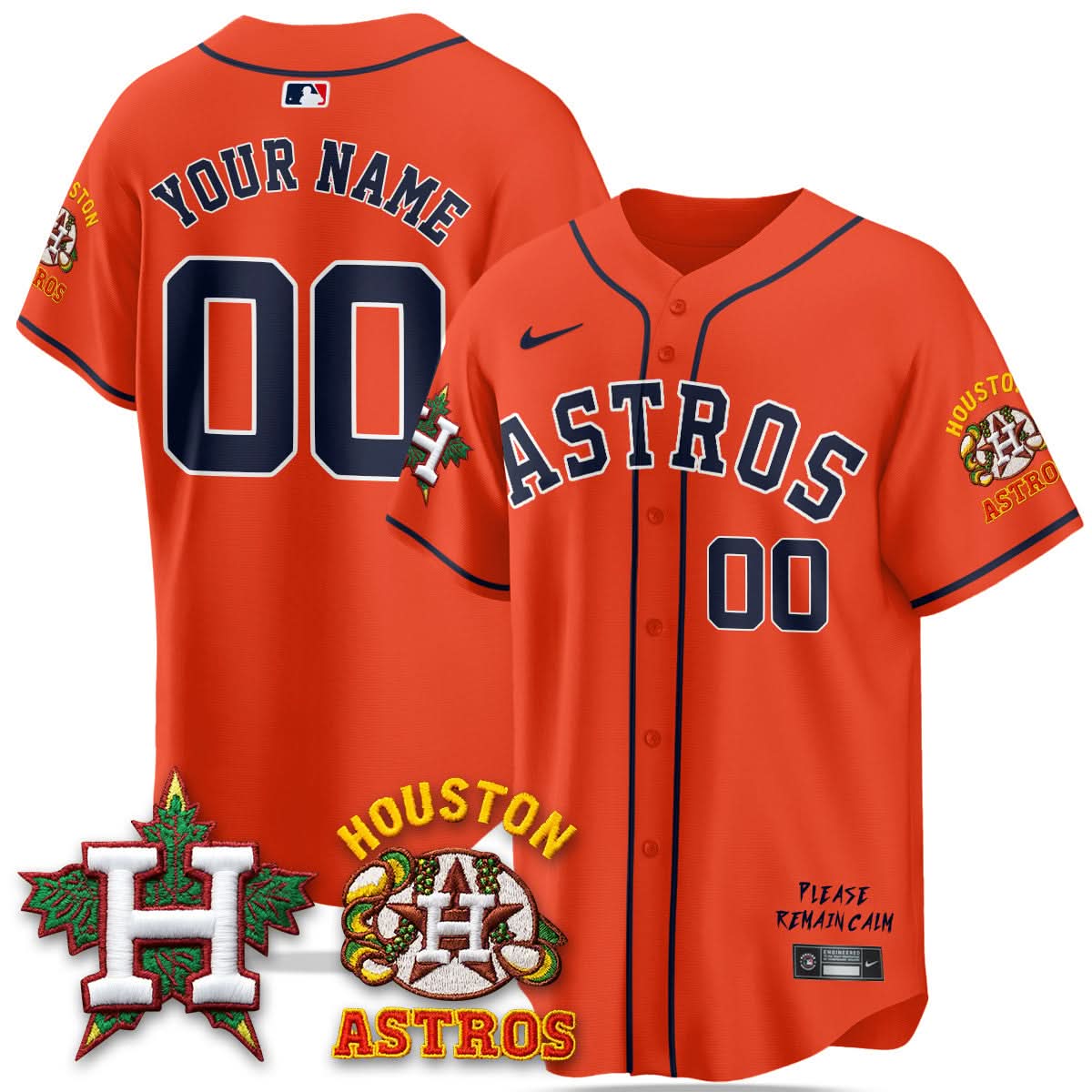Men's Houston Astros "Hopadillo" Limited Jersey - All Stitched