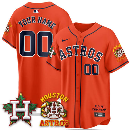 Houston Astros "Hopadillo" Limited Custom Jersey - All Stitched