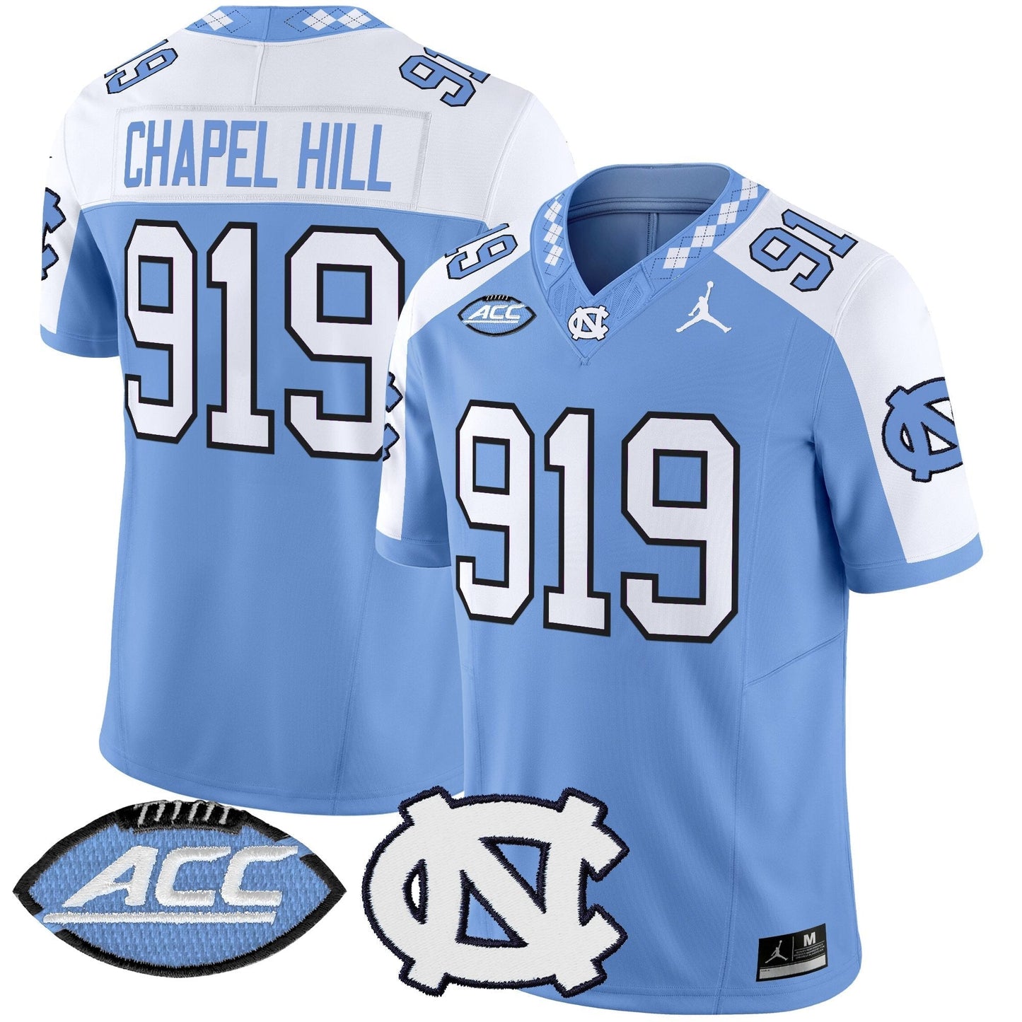 Men's North Carolina Tar Heels 2025 Vapor Limited Jersey - All Stitched