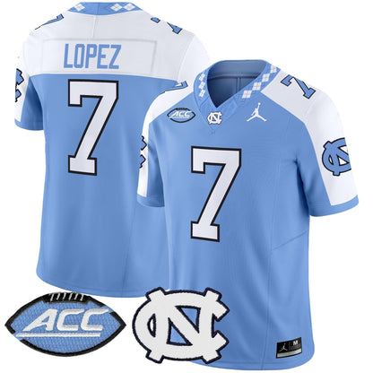 Men's North Carolina Tar Heels 2025 Vapor Limited Jersey - All Stitched