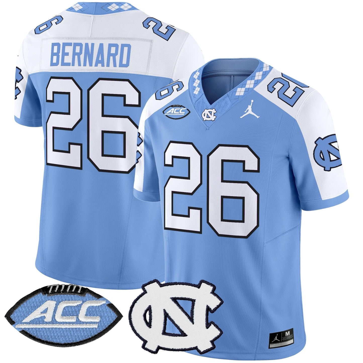 Men's North Carolina Tar Heels 2025 Vapor Limited Jersey - All Stitched