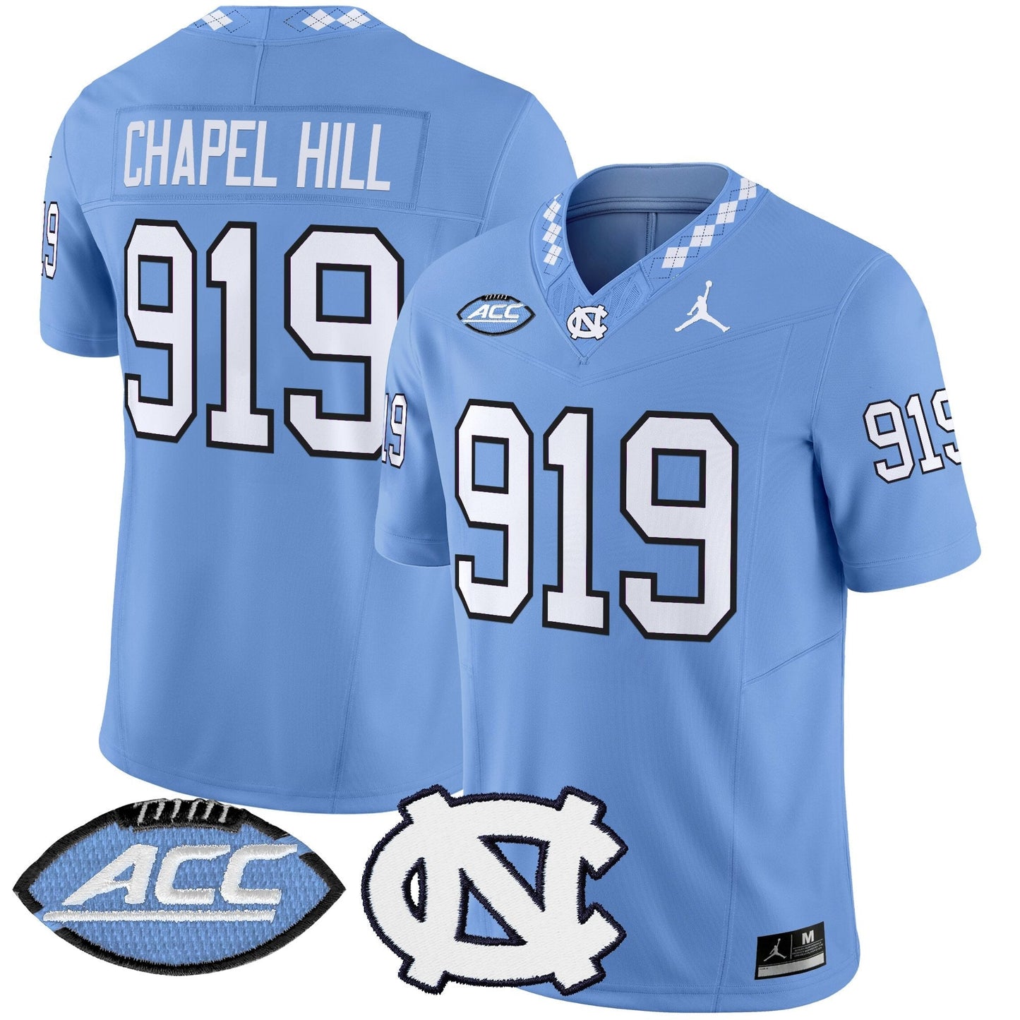 Men's North Carolina Tar Heels 2025 Vapor Limited Jersey - All Stitched