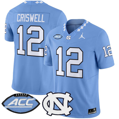Men's North Carolina Tar Heels 2025 Vapor Limited Jersey - All Stitched