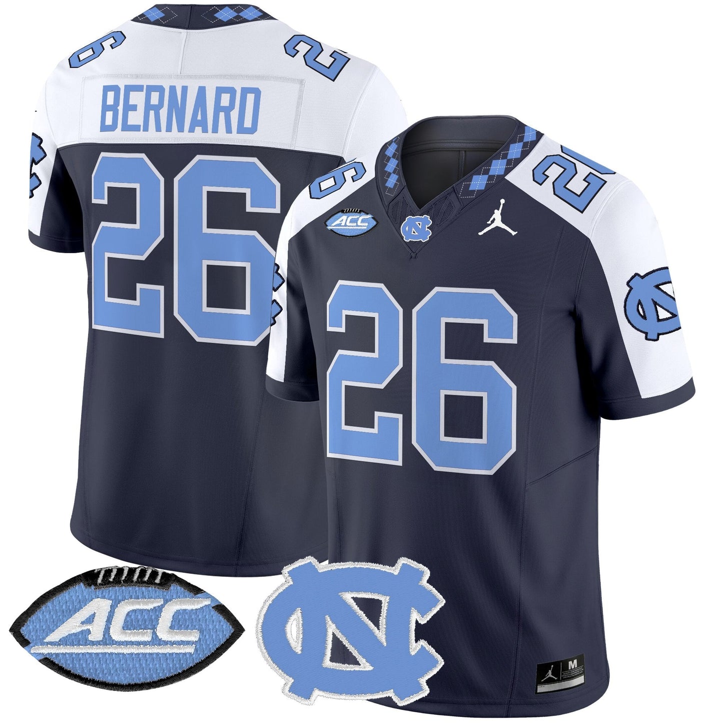 Men's North Carolina Tar Heels 2025 Vapor Limited Jersey - All Stitched