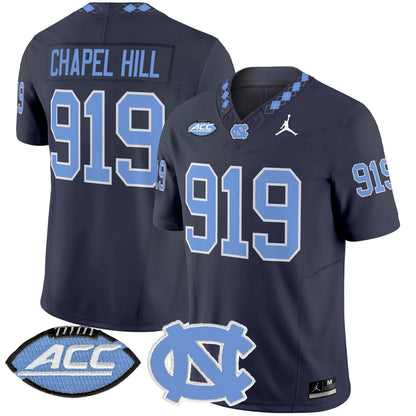 Men's North Carolina Tar Heels 2025 Vapor Limited Jersey - All Stitched