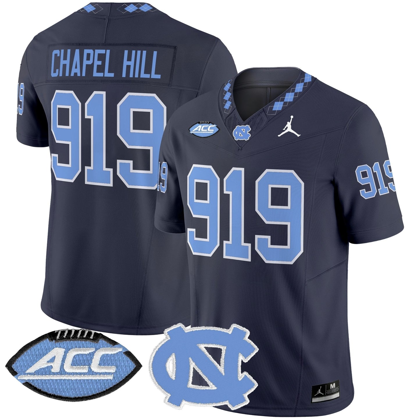Men's North Carolina Tar Heels 2025 Vapor Limited Jersey - All Stitched