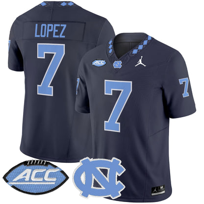 Men's North Carolina Tar Heels 2025 Vapor Limited Jersey - All Stitched