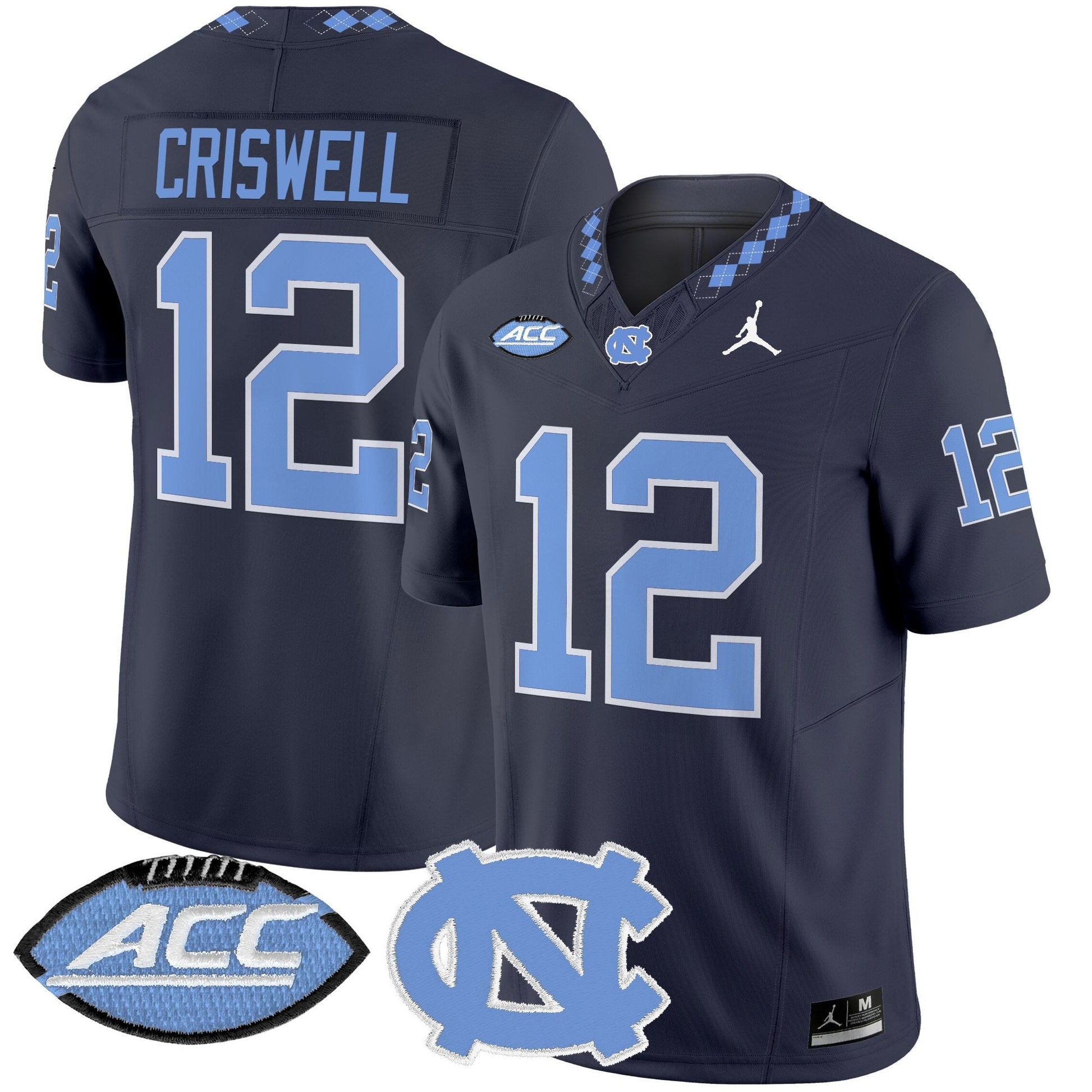 Men's North Carolina Tar Heels 2025 Vapor Limited Jersey - All Stitched