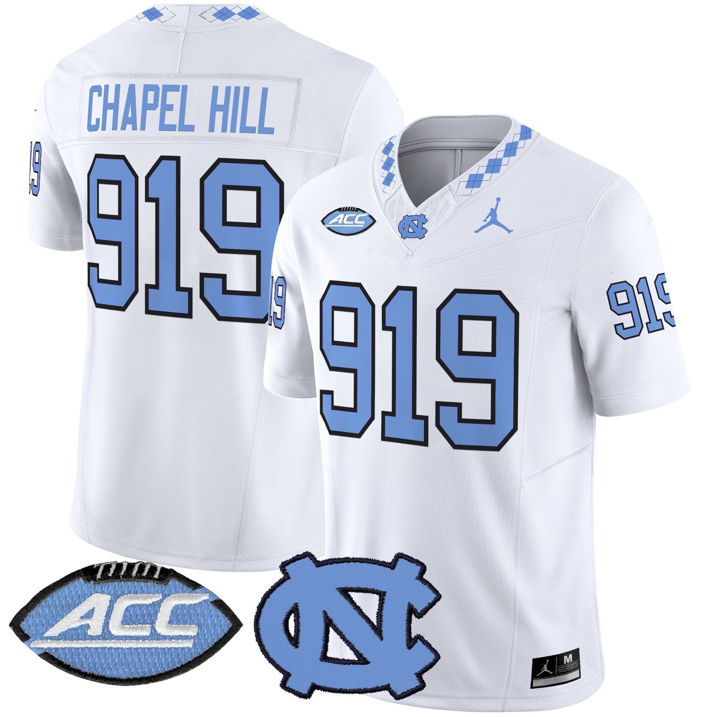Men's North Carolina Tar Heels 2025 Vapor Limited Jersey - All Stitched