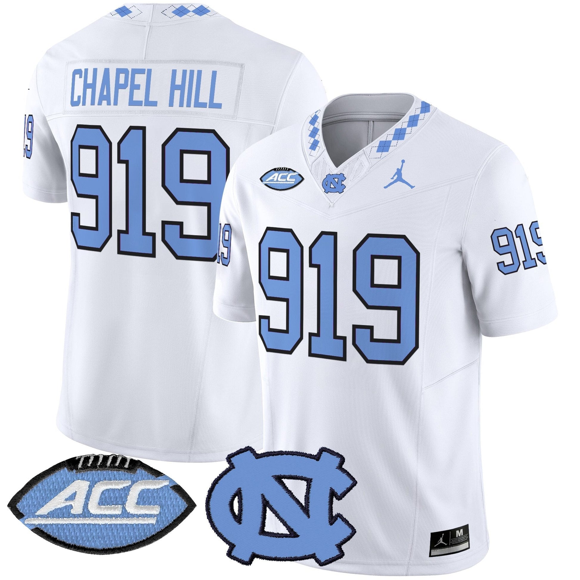 Men's North Carolina Tar Heels 2025 Vapor Limited Jersey - All Stitched