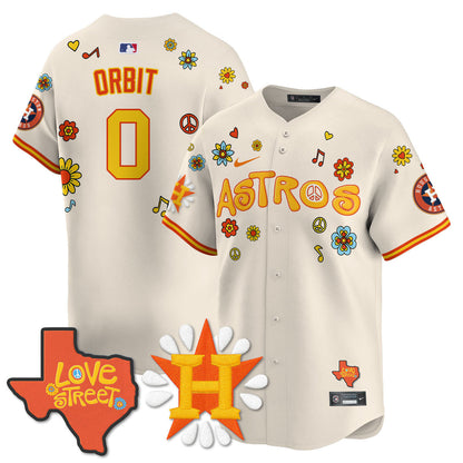 Men's Houston Astros "Love Street" Limited Jersey - All Stitched
