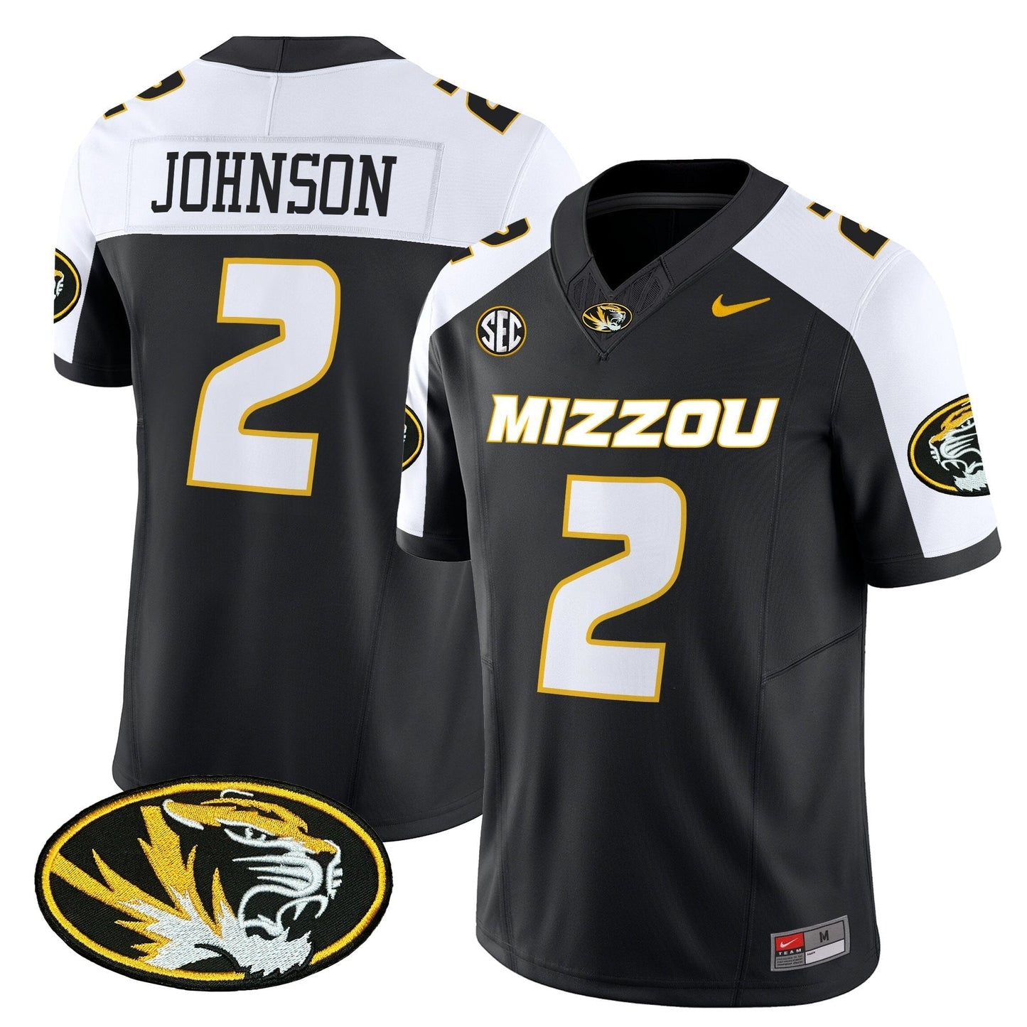 Men's Missouri Tigers 2025 Vapor Limited Jersey - All Stitched