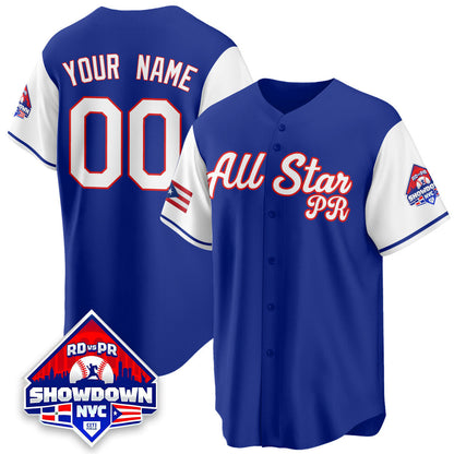 Puerto Rican Baseball All-Star 2025 Custom Jersey - All Stitched