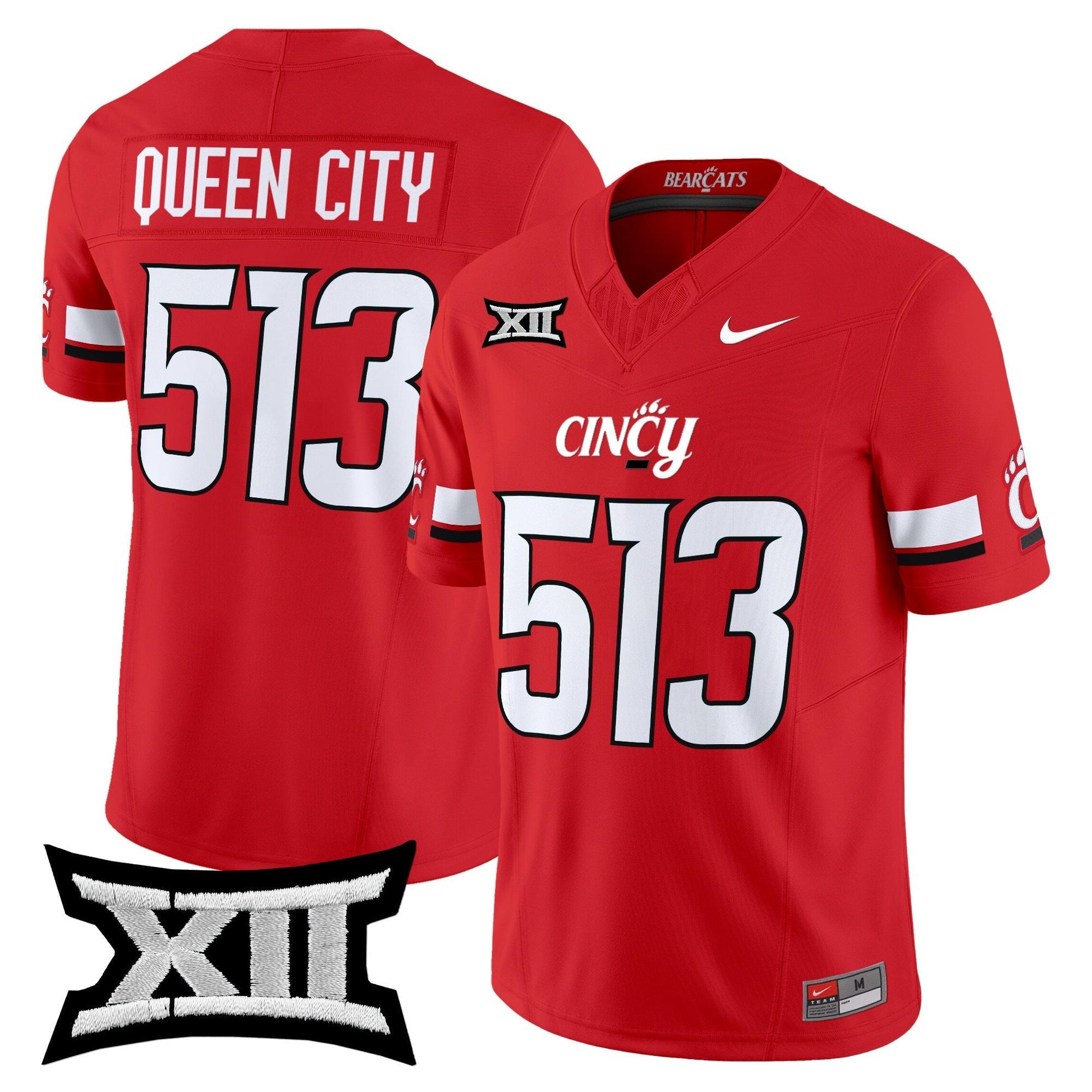 Men's Cincinnati Bearcats 2025 Vapor Limited Jersey - All Stitched