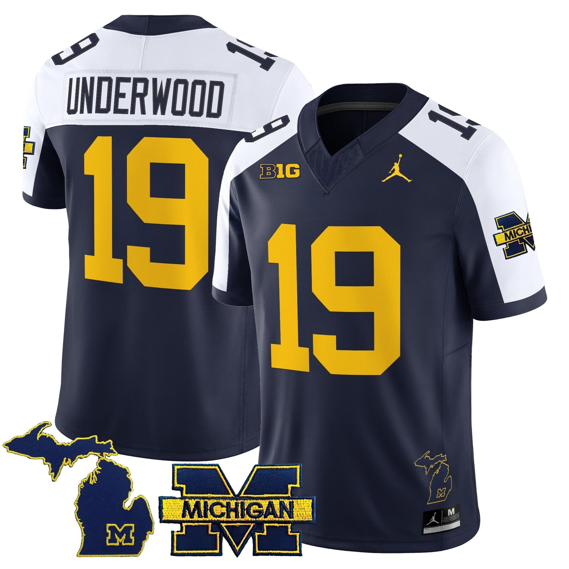 Men's Michigan Wolverines 2025 Vapor Limited Jersey V2 - All Stitched