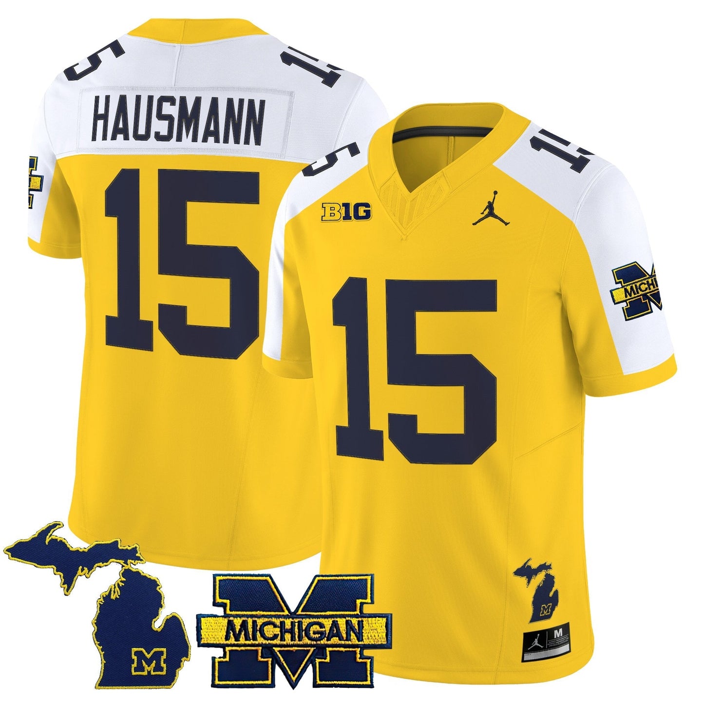 Men's Michigan Wolverines 2025 Vapor Limited Jersey V2 - All Stitched
