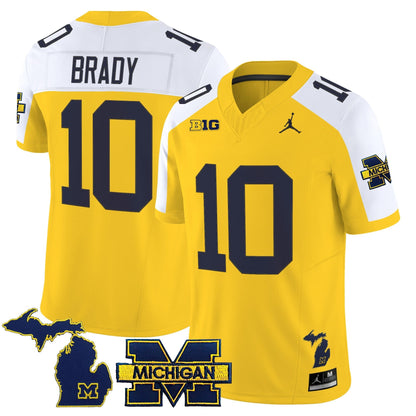 Men's Michigan Wolverines 2025 Vapor Limited Jersey V2 - All Stitched