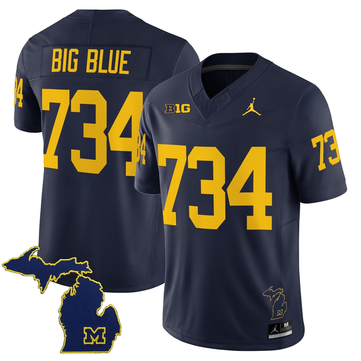Men's Michigan Wolverines 2025 Vapor Limited Jersey V2 - All Stitched