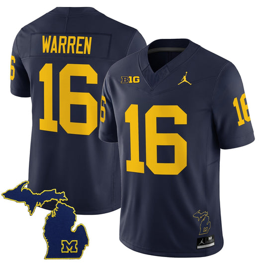 Men's Michigan Wolverines 2025 Vapor Limited Jersey V2 - All Stitched