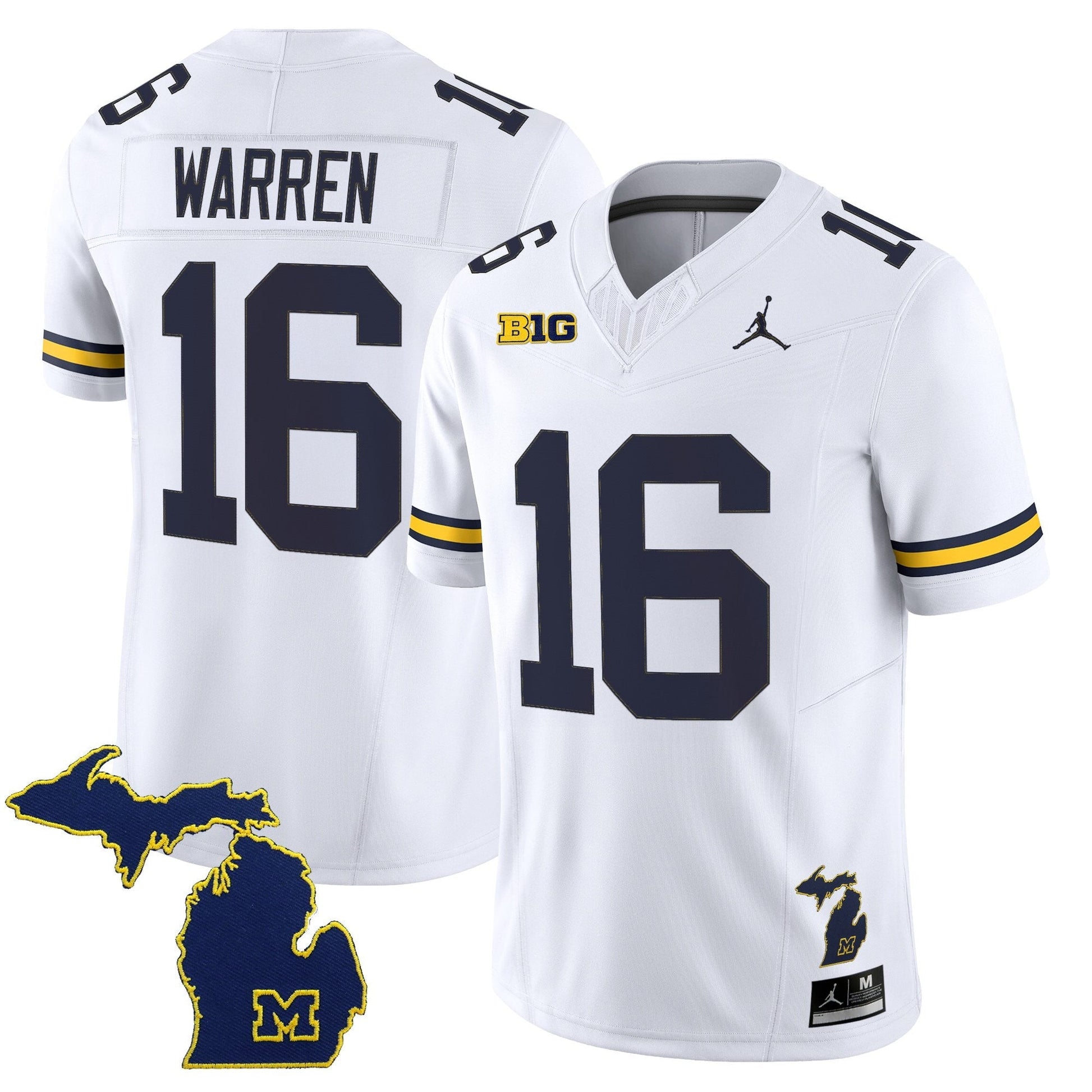 Men's Michigan Wolverines 2025 Vapor Limited Jersey V2 - All Stitched