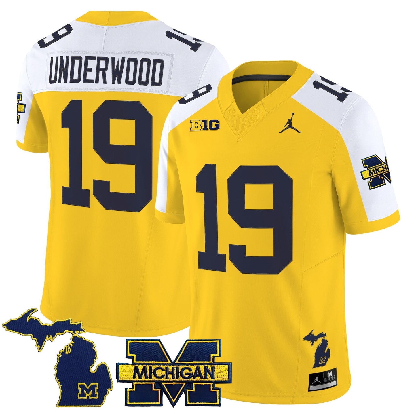 Men's Michigan Wolverines 2025 Vapor Limited Jersey V2 - All Stitched