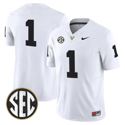 Men's Vanderbilt Commodores 2025 Vapor Limited Jersey - All Stitched