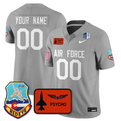 Men's Air Force Football 2025 Honor F-16 Jersey - All Stitched