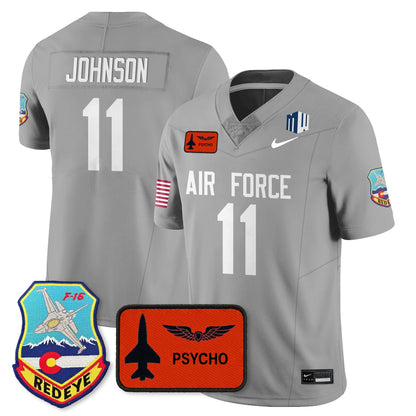 Men's Air Force Football 2025 Honor F-16 Jersey - All Stitched